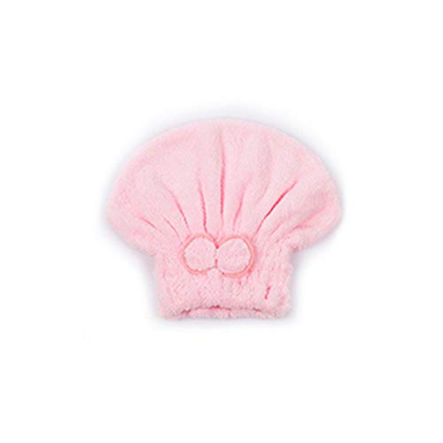 Preisvergleich Produktbild JER Badekappe zum Trocknen von Haaren, schnell trocknend, schnell trocknend, Prinzessin, für Haartrockner, Dusche, Rosa