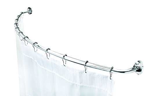 Croydex Premium Gebogene Teleskop-Duschvorhangstange, 1080 – 1850 mm - 3