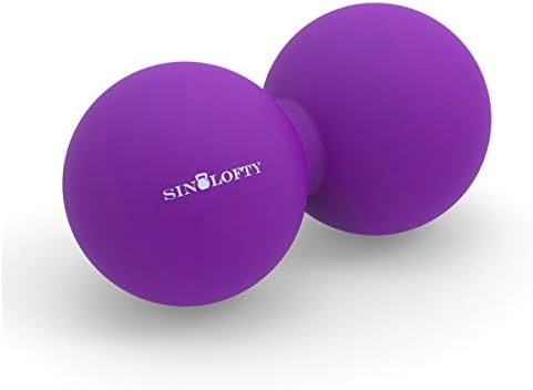 PassFeel Double Peanut Massage Lacrosse Balls for Myofascial Release Trigger Point Body Pain Muscle Knots and Yoga