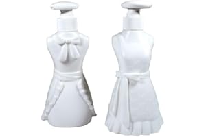 AMAMI BEAUTY Due Dispenser Sapone 300ml Utilizzabile In Bagno E In Cucina - Bianco - Adattabile Ad Ogni Tipo Di Arredo (BIANCO)