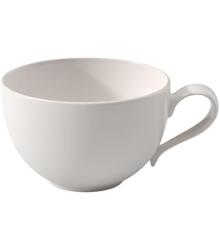 Villeroy & Boch Soucoupe Ivoire – Porcelaine Fine Blanche & Or Pour Tasse Café/Thé, Diamètre 16 Cm, Élégance Intemporelle