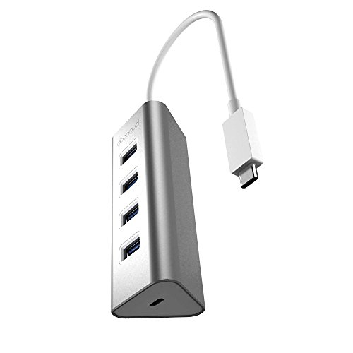dodocool USB Typ C auf 4 Port USB 3.0 Hub Adapter mit USB C Female Charging Port Power Delivery PD für neue MacBook/MacBook Pro - 7