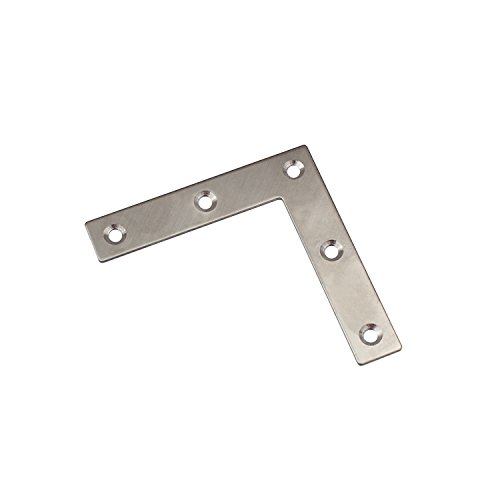 Preisvergleich Produktbild Edelstahl L-Blech (80x80x16mm, 10er Pack)