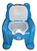 New Blue Easy Clean Kids Toddler Potty Training Chair Seat Removable Potty Lid