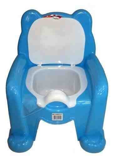 New Blue Easy Clean Kids Toddler Potty Training Chair Seat Removable Potty Lid