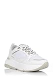 Zapatillas con Plataforma Mustang 69457 Deportivo Cordones Mujer Blanco 37