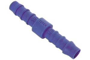 6mm STRAIGHT TEFEN PLASTIC NYLON BARBED TUBING CONNECTOR FUEL RUBBER PIPE JOINER HOSE INLINE REPAIR