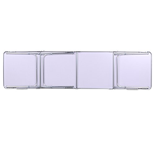 Ancheer Falttisch Campingtisch höhenverstellbar Tisch ,Quad-Falten Aluminium Camping Klapptisch,Tragegriff ,238.5x60x55–62CM - 8