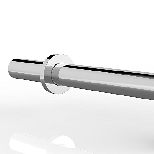 Siphon Ablaufgarnitur SN02 | mit Geruchsverschluss | inkl. Wandrosette | höhenverstellbar | Standard DIN-Anschlüsse | edel verchromt | Form: rund - 4