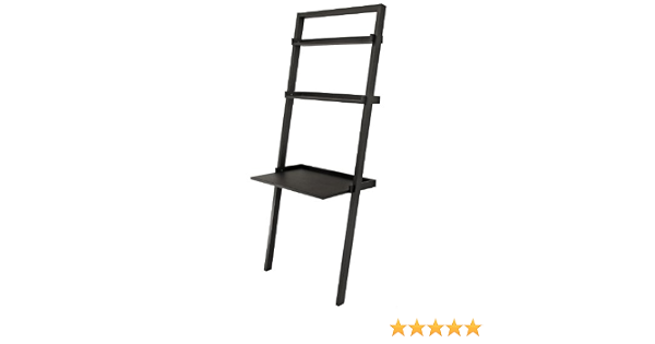 black ladder desk