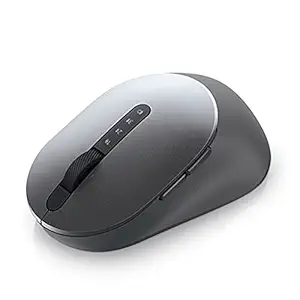 Dell Wireless Mouse MS5320W, 2.4GHz RF Wireless or Bluetooth 5.0, Switch Across 3 Devices, Programmable Shortcut Buttons, 1600 dpi, 7 Buttons, Multi-OS Compatibility, 3 yrs Advanced Exchange
