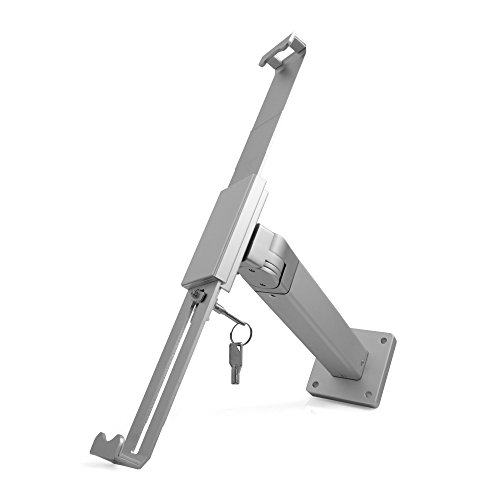 System-S Universal Präsentation Wandhalter Haltearm abschließbar Wandhalterung für Tablet PC´s von 9.7-12 Zoll - 6