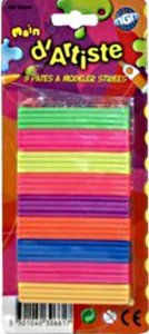 Preisvergleich Produktbild Paket-Pasta-Modelliermasse Neon (9 Stäbchen)
