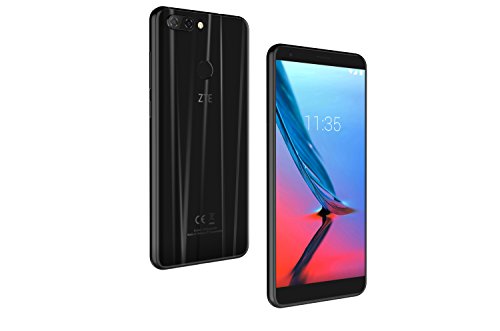 ZTE Blade V9 Smartphone (14,5cm (5,7 Zoll) Display, 32 GB interner Speicher, Android) Schwarz