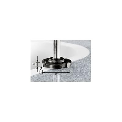 Festool - Fraise pour Aplanar 492701 HW, tige 12 mm HW D 52/r1ss S12