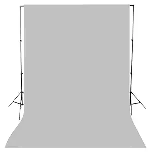 YUGAM Photography Backdrop Background Curtain Cloth LEKERA (Without Stand, Grey)