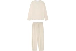 Women'secret Pijama de Manga Larga Pantalón Largo Colección Lifewear Pijama Mujer