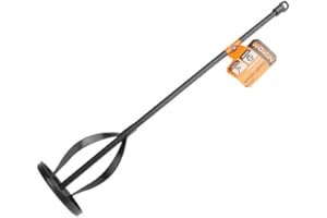 ebuyerfix wokin Paint Mixer, Paint Mixer for Drill Paint Mixing Paddle Easy to Clean, Fits All Standard Drills 400 x 80 x 8mm, Black