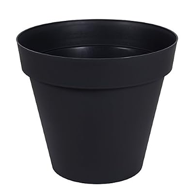 EDA Plastiques Pot plastique EDA Diam.80 x H.67 cm gris anthracite