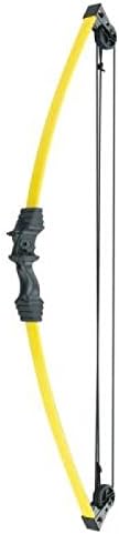 Kit for children compound bow yellow, LBS 15 and pulleys 70 FPS contains various accessories