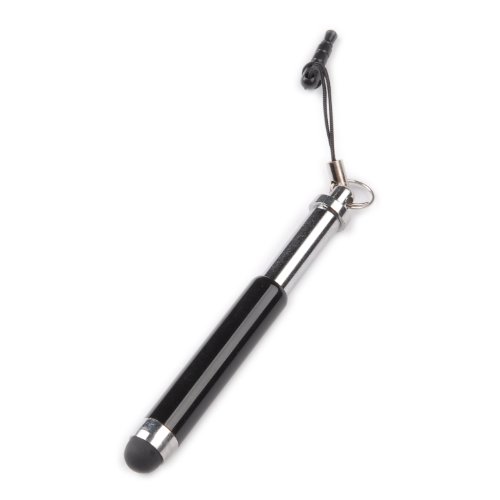 tinxi® 3x universal ausziehbar Mini Stylus Stift Touch Pen Eingabestift mit 3.5 mm Staubschutz für alle Geräte mit kapazitiven Touchscreen Smartphone Handy PDA Tablet PC wie Apple iPhone 6 5s 5 4s 4 Samsung Galaxy S5 S2 S3 S4 S3 mini i8190 S4 mini S5830 S5830i S5360 Galaxy Note 3 Alcatel One Touch Pop C7 Sony Xperia Nokia Lumia 630 LG Google Nexus HTC Huawei / iPad Air iPad mini 2 Samsung Galaxy Tab 4 2 Tab 3 lite 7.0 Tab 3 10.1 P5200 Acer Iconia B1 A510 A511 A700 Asus Odys Sony Lenovo u.v.a… - 3