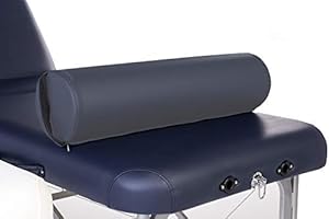 PORTA LITE INNOVATION IN THERAPY Skin-Touch® Luxurious PU Upholstery Premium Quality Massage Table Bolster Support Cushions - Carry Handle + Selection of Colours/Sizes-Wedge, Knee, Neck, Shoulder, Full/Half Round (Full Round, Agate Blue)