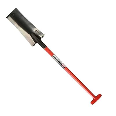 Polet 101384E Fiber 5001 Bêche manche 380 x 140 mm, Rouge