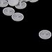 Resin Snap Fasteners Buttons Poppers 12.4mm Pack of Approx.100 Sets White