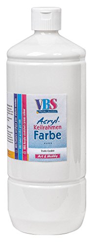 Acrylfarbe für Keilrahmen, 1.000 ml, Malen auf Leinwand Farbe, von VBS