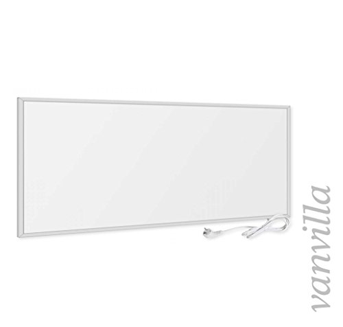 vanvilla Heizpaneel Infrarotpaneel Heizung Infrarot Wandheizung Infrarotheizung 60x120 cm 780W Alu-Rahmen