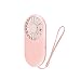Produktbild Mini-Handheld-Fan, Personal Portable Cooling Pocket Fan mit USB-wiederaufladbarer Batterie betrieben Elektro-Fan für Outdoor Office Home Room Household Traveling Halskette Fan 2 Speed,Pink