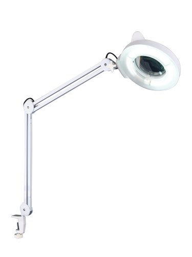 Hug Flight Desk Fluor Magnifier Lamp Light 5x Skincare Beauty Nail Manicure Tattoo Salon CE