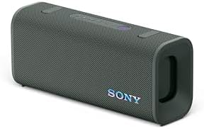 Sony ULT FIELD 3 - Speaker Bluetooth portatile con ULT POWER SOUND, batteria 24 ore, IP67, impermeabile, antipolvere, antiurto, tracolla staccabile, compatto - Blanco Marfil, Foresta Grigia