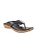 Adorn Look Stylish Black Synthetic Leather Casual Womens Flats Sandal RS.399.00