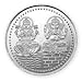 Chandrika Pearls Dhanteras Diwali 999 silver coins 10 gm laxmi ganesh sikka with box RS.640.00