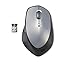 Produktbild HP X5500 (H2W15AA) kabellose Maus (USB-Anschluss, Lasersensor max. 1600 CPI, 3 Tasten, Kabelloser USB-Receiver mit 2,4 GHz) silber/schwarz
