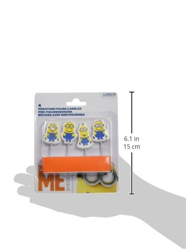 4 Mini-Kerzen * MINIONS – ICH EINFACH UNVERBESSERLICH * für den Kindergeburtstag // Kinder Geburtstag - 2