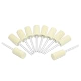 rundschleifmaschinen kaufen  10 Stück 10mm x 18mm Rundschleifmaschine Polierkörper Weiß