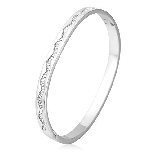 Preisvergleich Produktbild MHOOOA Armreifen Für Frauen Schmuck Mode Runde Strass Armband Armreif
