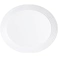 LUMINARC Harena Oval Platter 33cm White - 1 piece