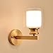 Produktbild Einfache moderne Wandleuchte, volle Kupfer Licht Luxus Wandleuchte, minimalistisch golden für Schlafzimmer, Wohnzimmer, Restaurant Beleuchtung etc.