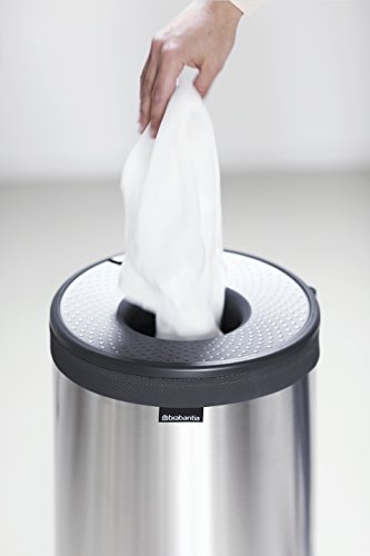 Brabantia 103469 Wäschebox 35 L Kunststoffdeckel in Dark Grey, matt steel - 5