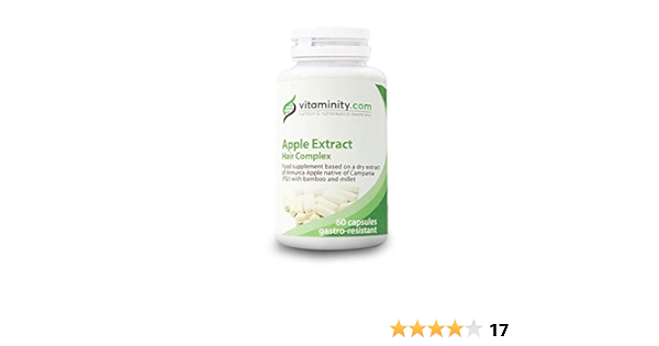 Vitaminity Apple Extract Hair Complex Food Supplement Based On Dry Extract Of The Originally Protected Campana Apple Type Mela Annurca Campana Igp With Bamboo And Millet Amazon De Health Personal
