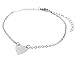 Produktbild Fußkettchen HERZ Design Kette Anklet Fußkette Silber Farbe