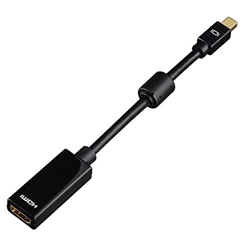 Hama Mini-DisplayPort-Adapter Ultra HD (Mini-DisplayPort-Stecker auf HDMI-Buchse) 4K Ultra HD, vergoldet, doppelt geschirmt, schwarz - 2