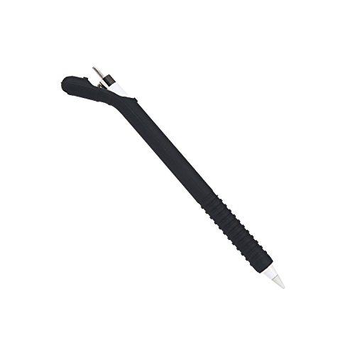 Jiajun Pencil Schutzhülle Huelle Sleeve für 9.7 and 12.9 Inch iPad Pro Apple Pencil Schwarz - 3