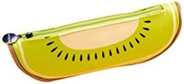 YINGMAN Practical Big Volume Watermelon Lemon Orange Pitaya Kids Pen Pencil Bag Case Gift Cosmetics Purse Wallet Holder Pouch For Student Officer (Lemon)
