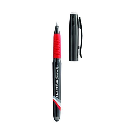 Herlitz 50002887 Radierbarer Tintenroller, my pen inklusive 2 Minen, schwarz - 4
