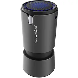 Licogel Car Air Purifier Mini USB Rechargeable Portable Professional Low Noise Air Cleaner Office Anion Carbon Odor Cleaning Supplies