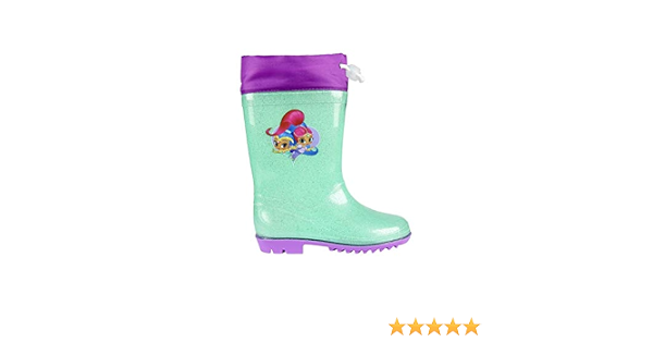 Mediawave Store - Stivaletto per Bambini 23-3495 Galosce Pioggia di Gomma  di Shimmer and Shine Rosa e Turchese, Scarpe bambini per la Pioggia,  Stivali Bambina Galosce : Amazon.it: Scarpe e borse